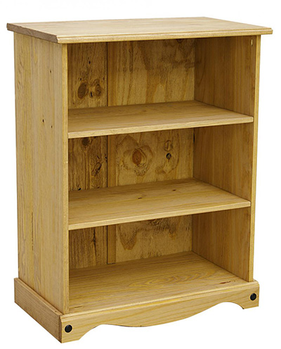 Corona Bookcase Small Two Shelf - Click Image to Close
